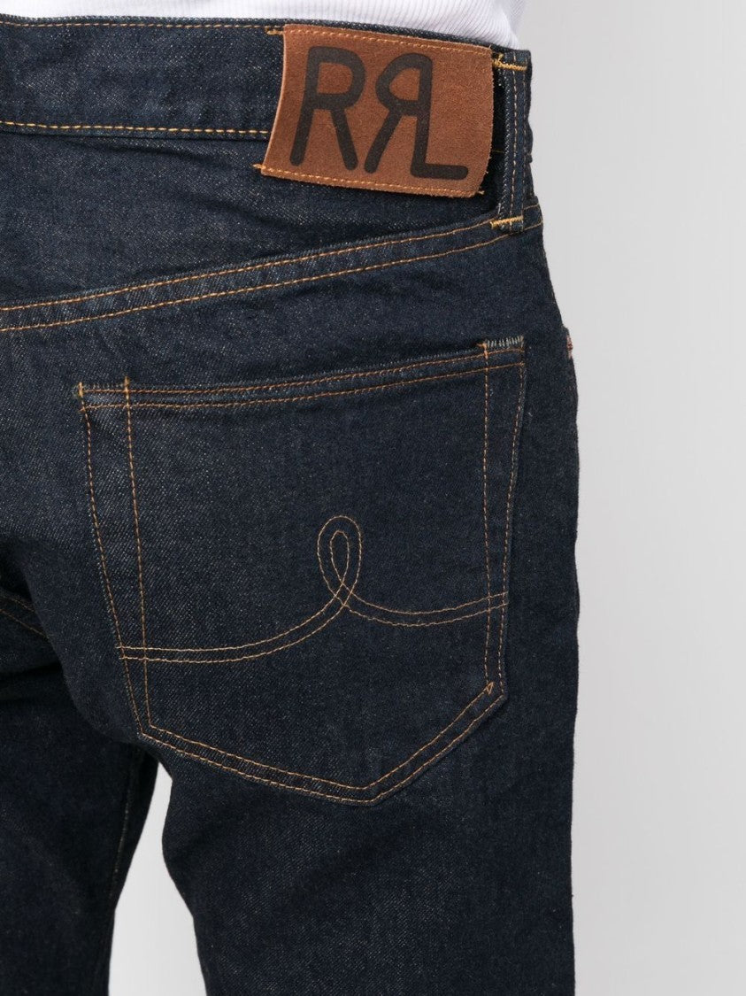 Polo Ralph Lauren Straight Leg Indigo Jeans With Five-Pocket Styling