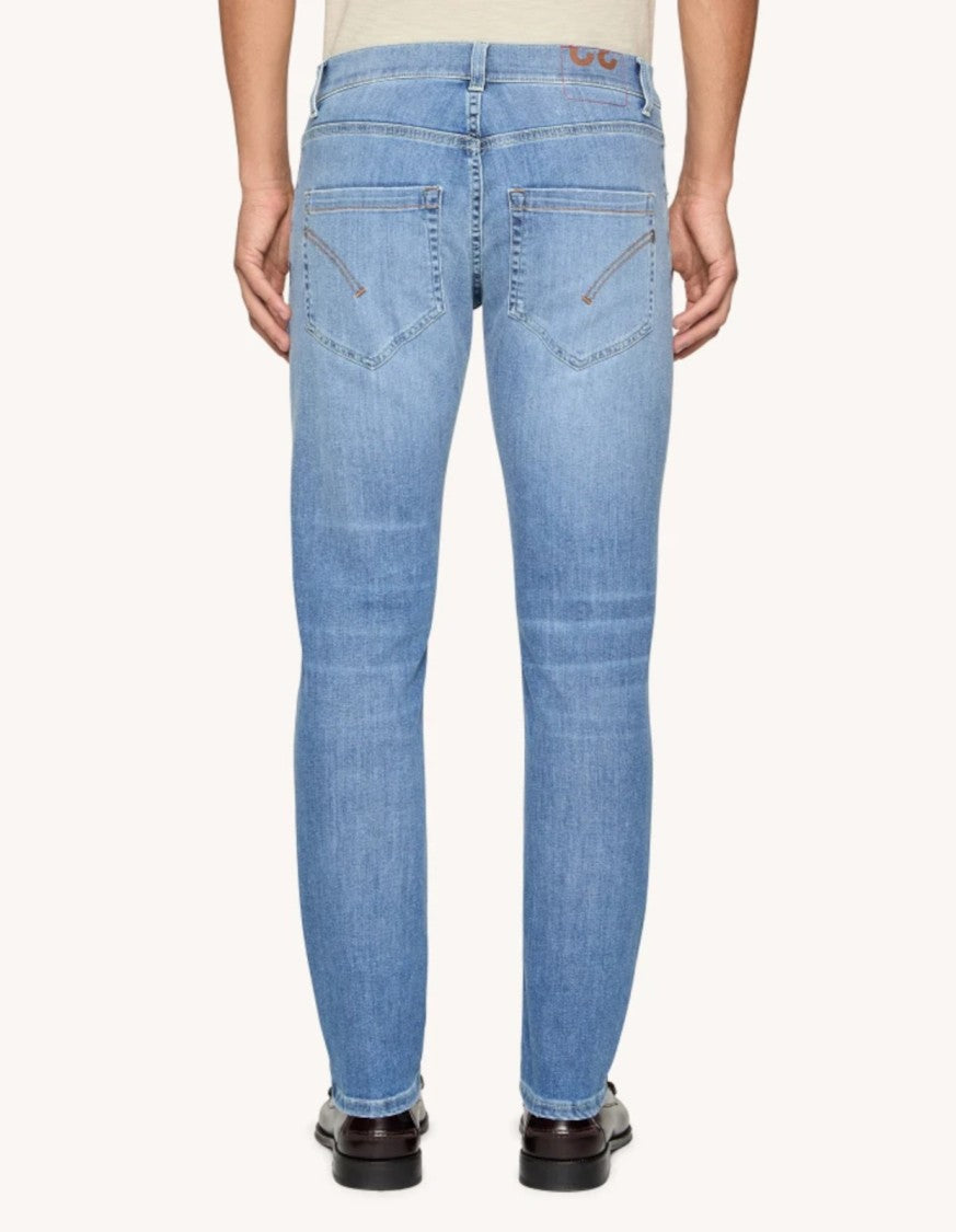 Dondup Light Blue Straight-Fit Jeans