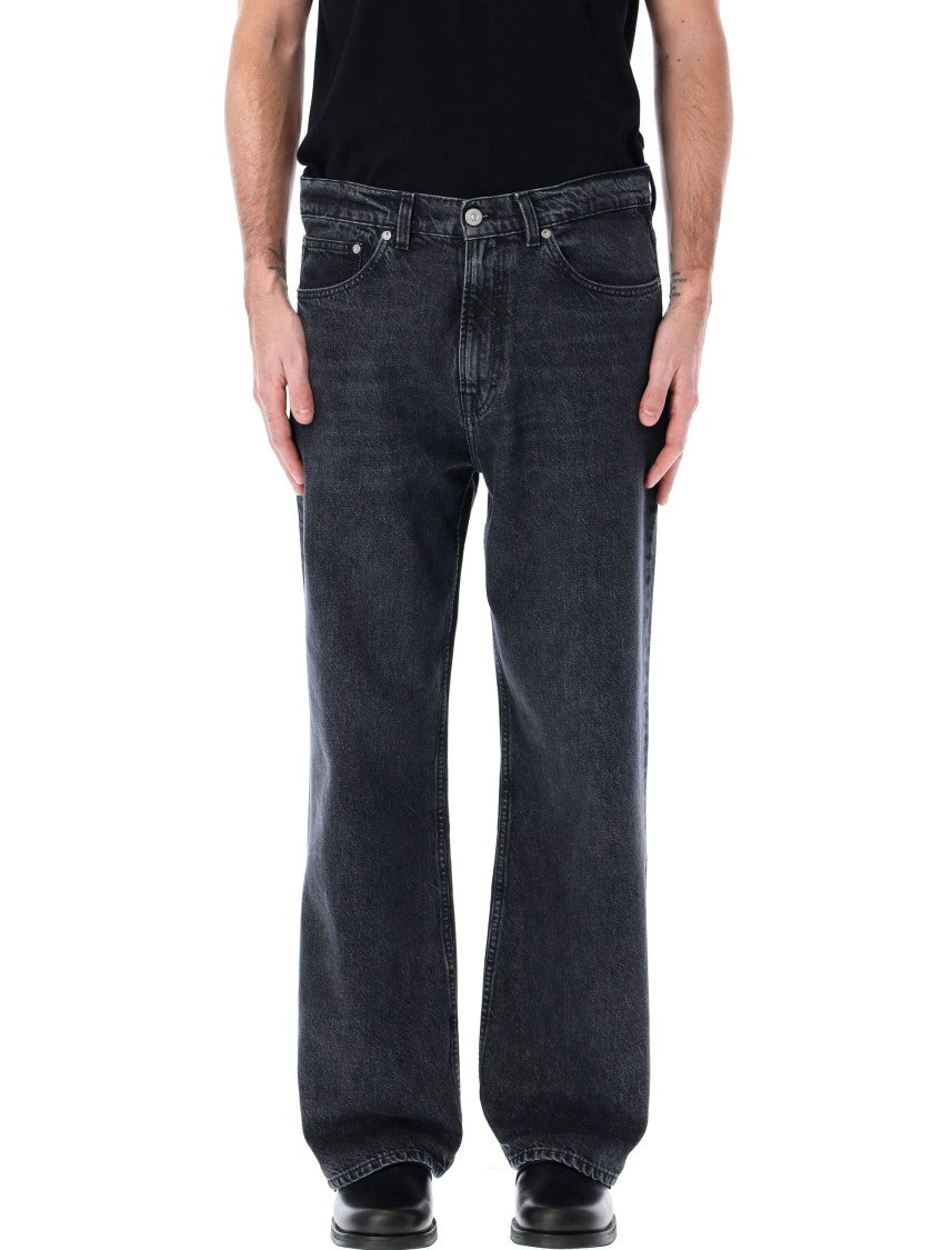 Our Legacy Relaxed Wide-Leg Jeans With Vintage Wash