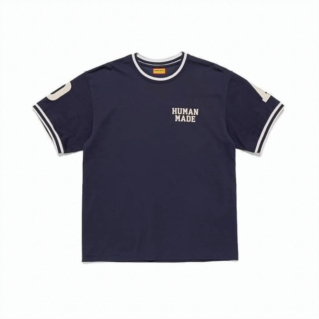 Humanmade Classic Crew Neck Short-Sleeve T-Shirt With Contrasting Stripes