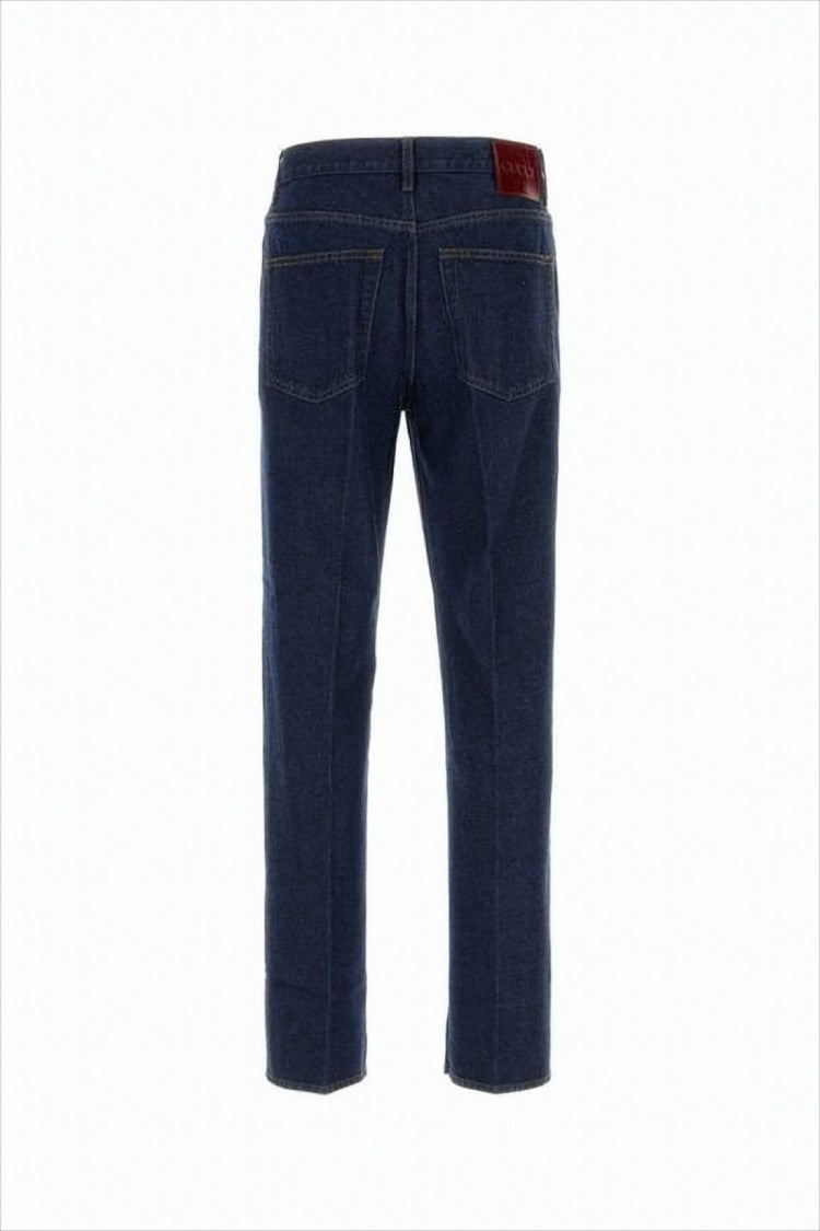 Gucci Deep Indigo Wash Straight-Leg Denim Pants