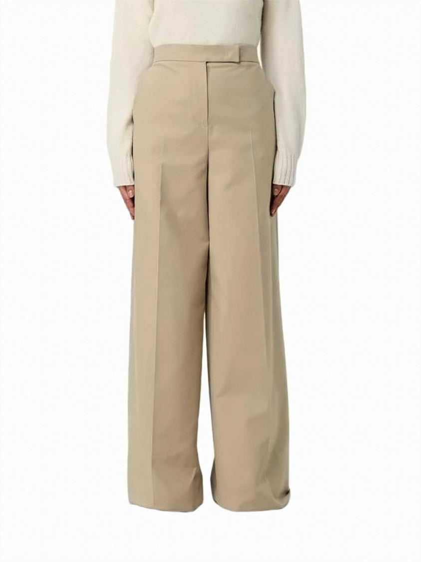 Max Mara High-Waist Wide-Leg Tailored Pants