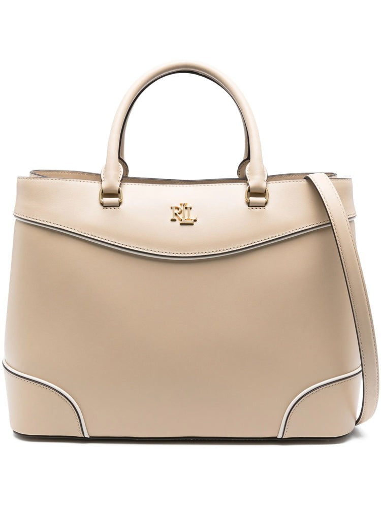 Lauren Ralph Lauren Marcy 36 Large Structured Tote Bag With Gold-Tone Hardware