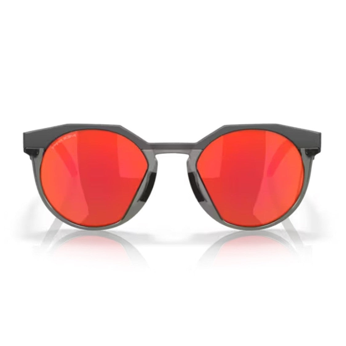 Oakley Carbon Black Hstn Geometric Round Sunglasses