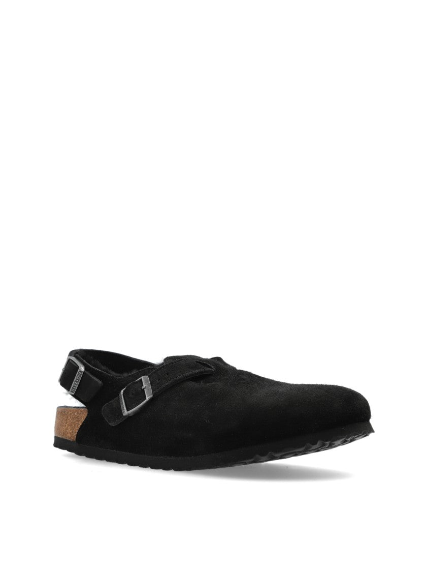 Birkenstock Tokio Shearling Suede Mules