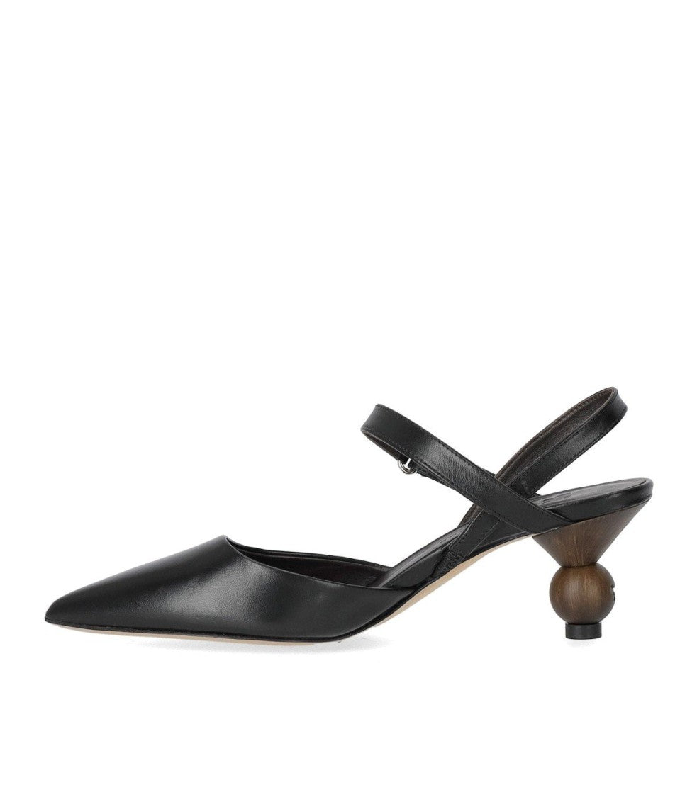 Max Mara Palo Black Slingback Pump