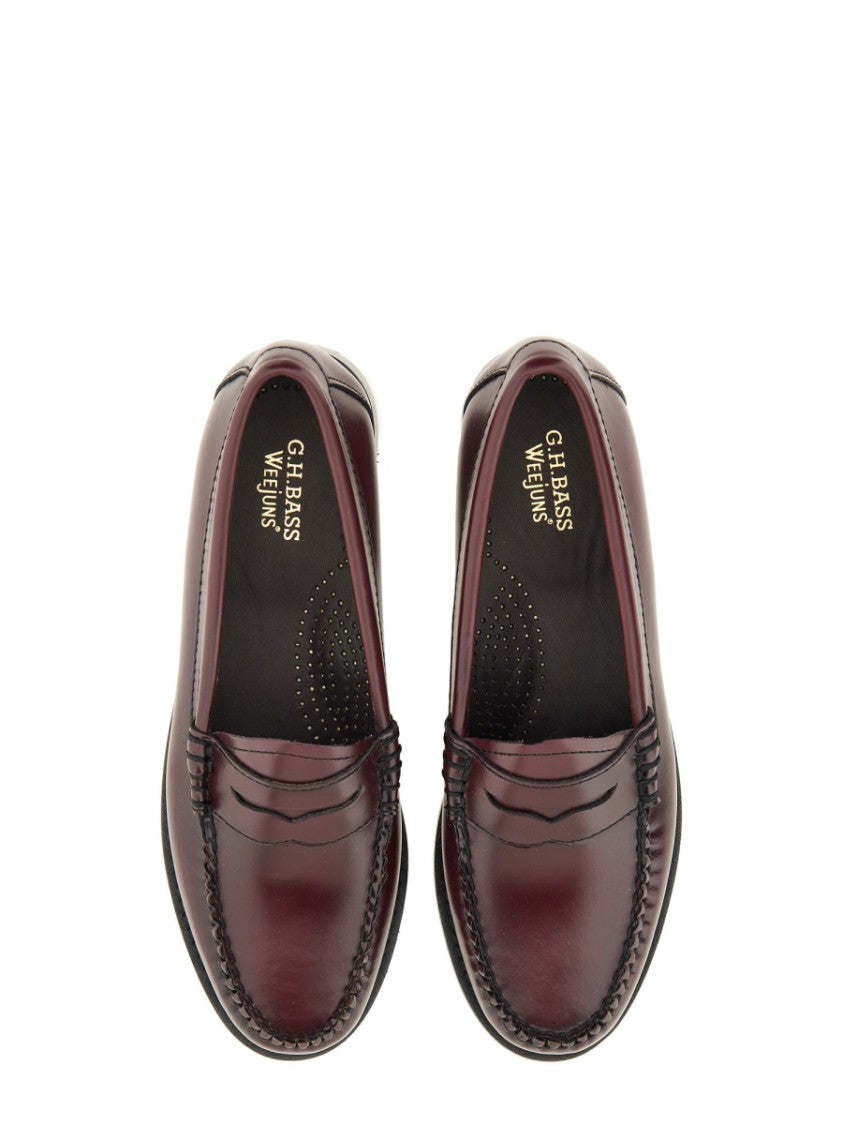 G.H. Bass Burgundy Weejun Penny Loafers