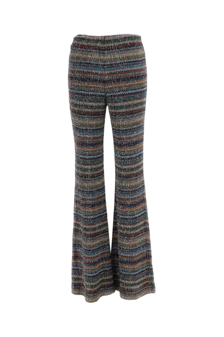 Missoni Multicolor Sequin Caperdoni Flared-Leg Pants