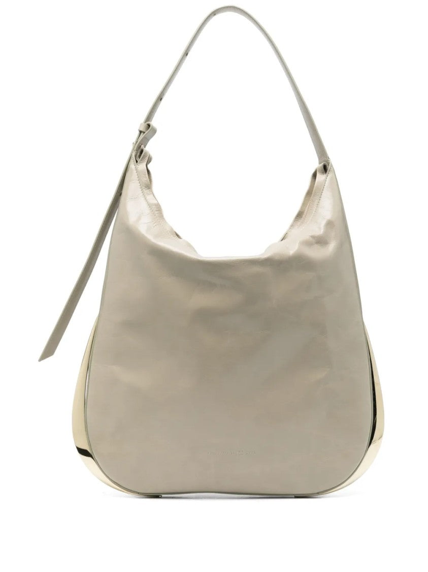 Benedetta Bruzziches Structured Top Handle Detachable Strap Handbag