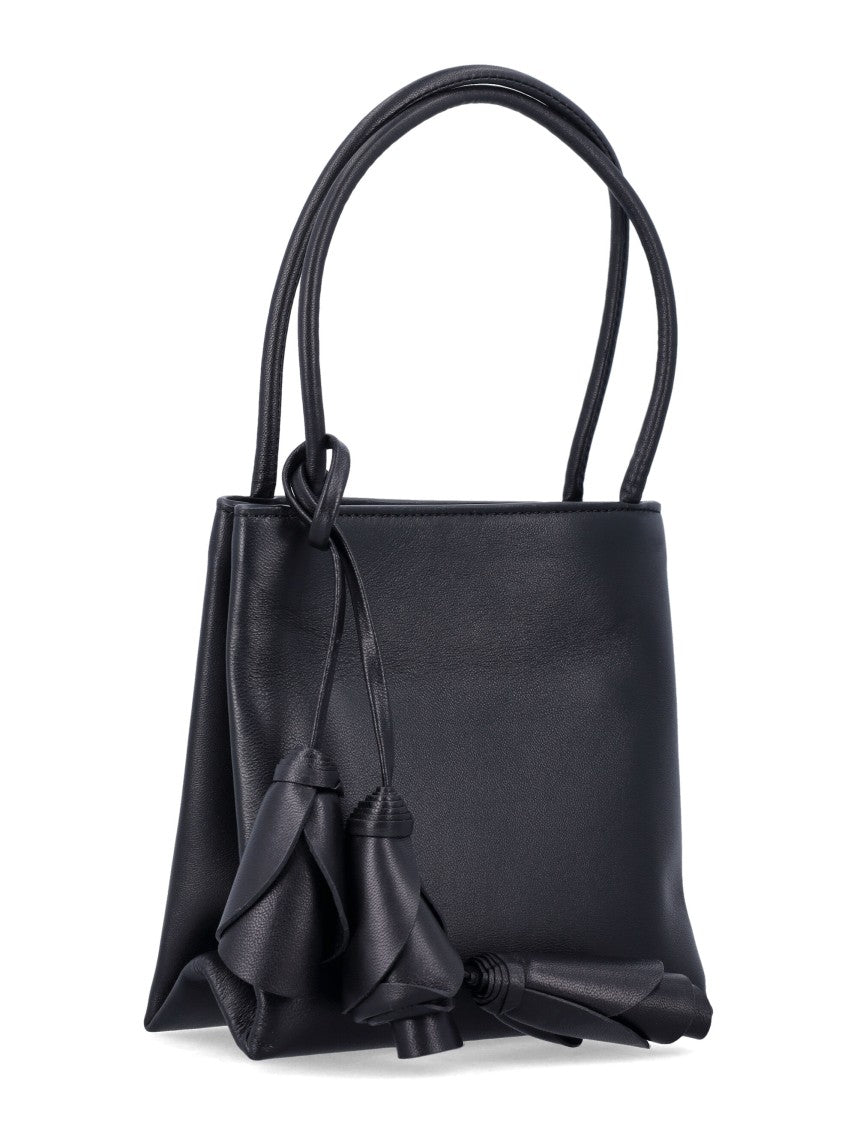 Magda Butrym Julia Rose Charm Structured Shoulder Bag