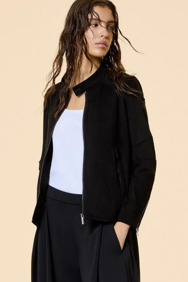 Rrd Black Technical Nylon Zip-Up Jacket