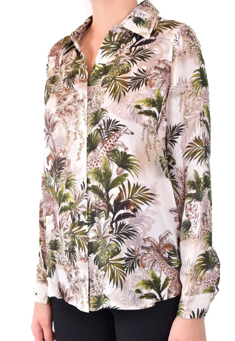 L'agence Multicolor Silk Shirt