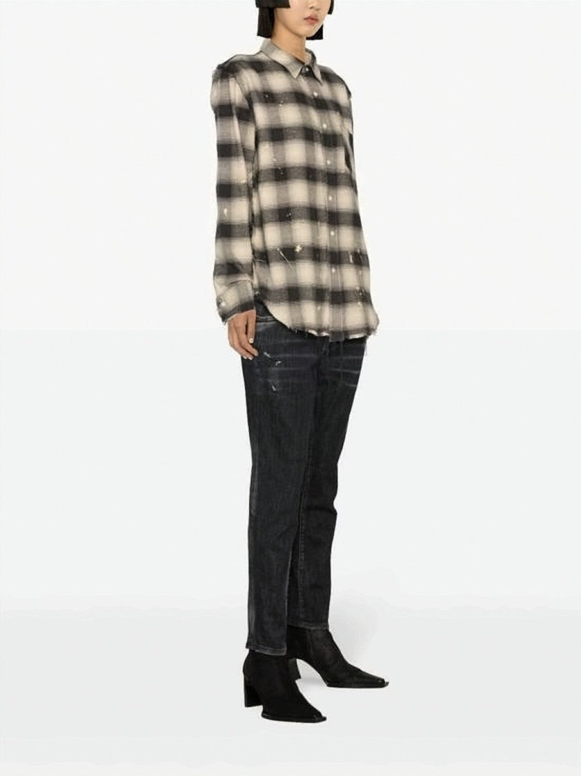 Dsquared2 Slim Fit Distressed Denim Pants With Classic Five-Pocket Design
