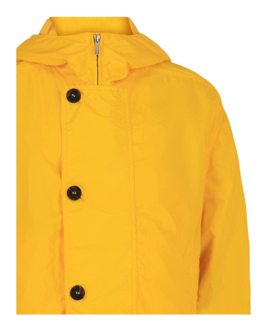 Ferragamo Coated Hooded Jacket