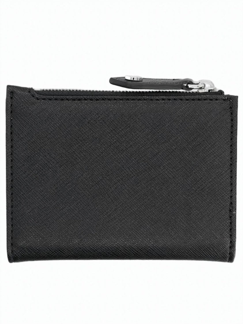 Vivienne Westwood Compact Textured Cardholder With Zippered Compartment