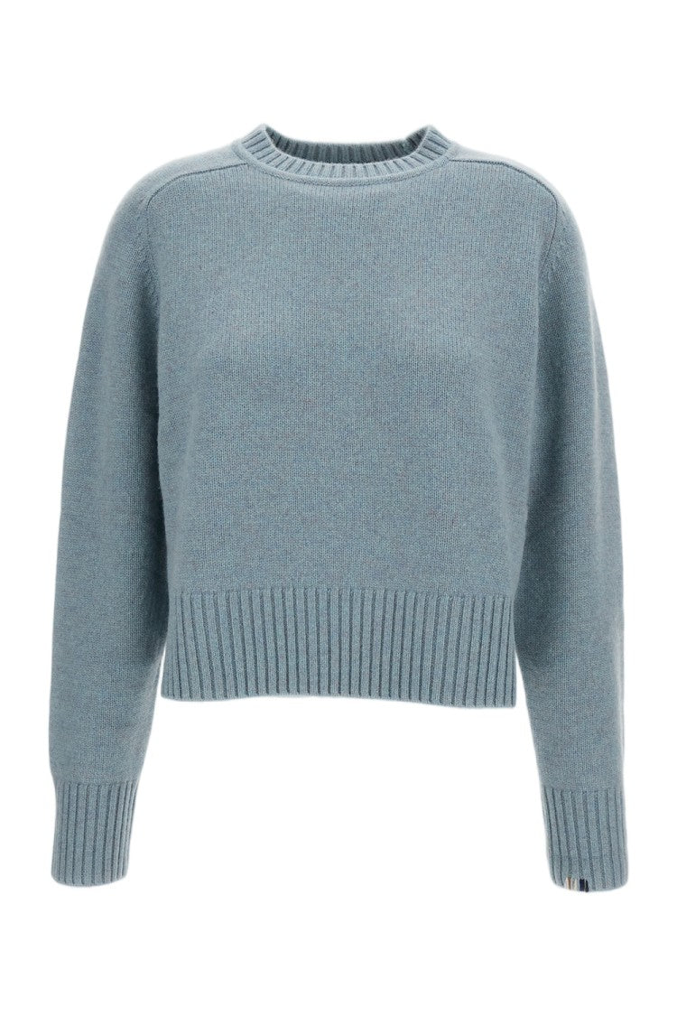 Extreme Cashmere Light Blue Cashmere-Blend N.167 Crewneck Sweater