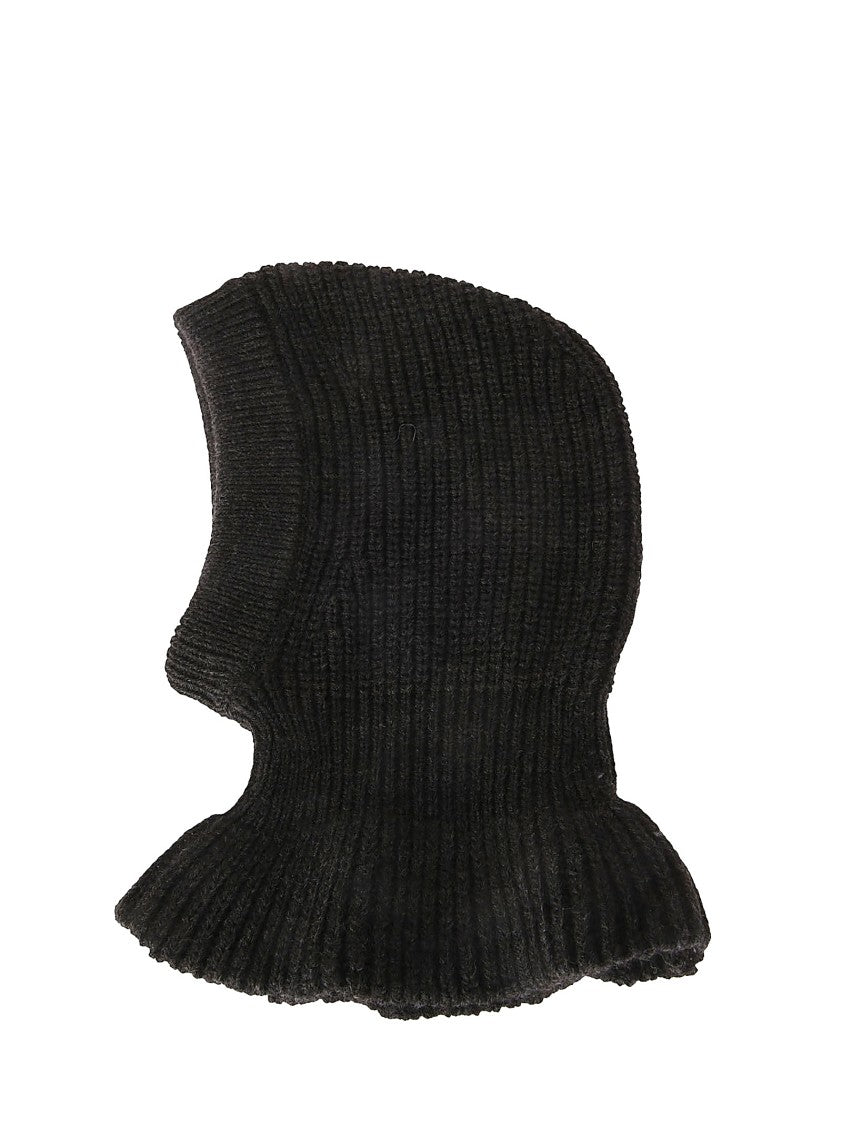 Lemaire Wool And Alpaca Hood Hat With Ribbed Finish