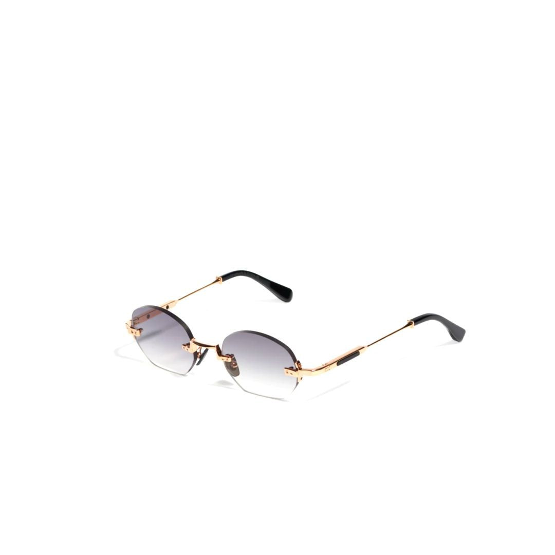 John Dalia Gold Marshall Rimless Gradient Sunglasses