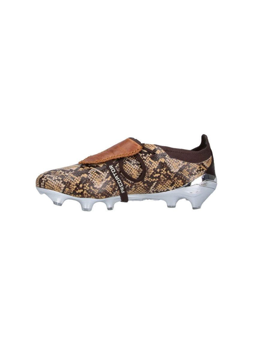 Adidas Originals By Wales Bonner Brown Snakeskin-Patterned Upper Statement Sneakers