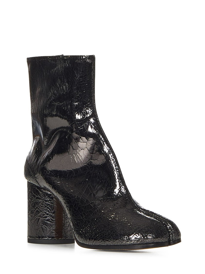 Maison Margiela Contemporary Grey Boots With Broken Mirror Effect