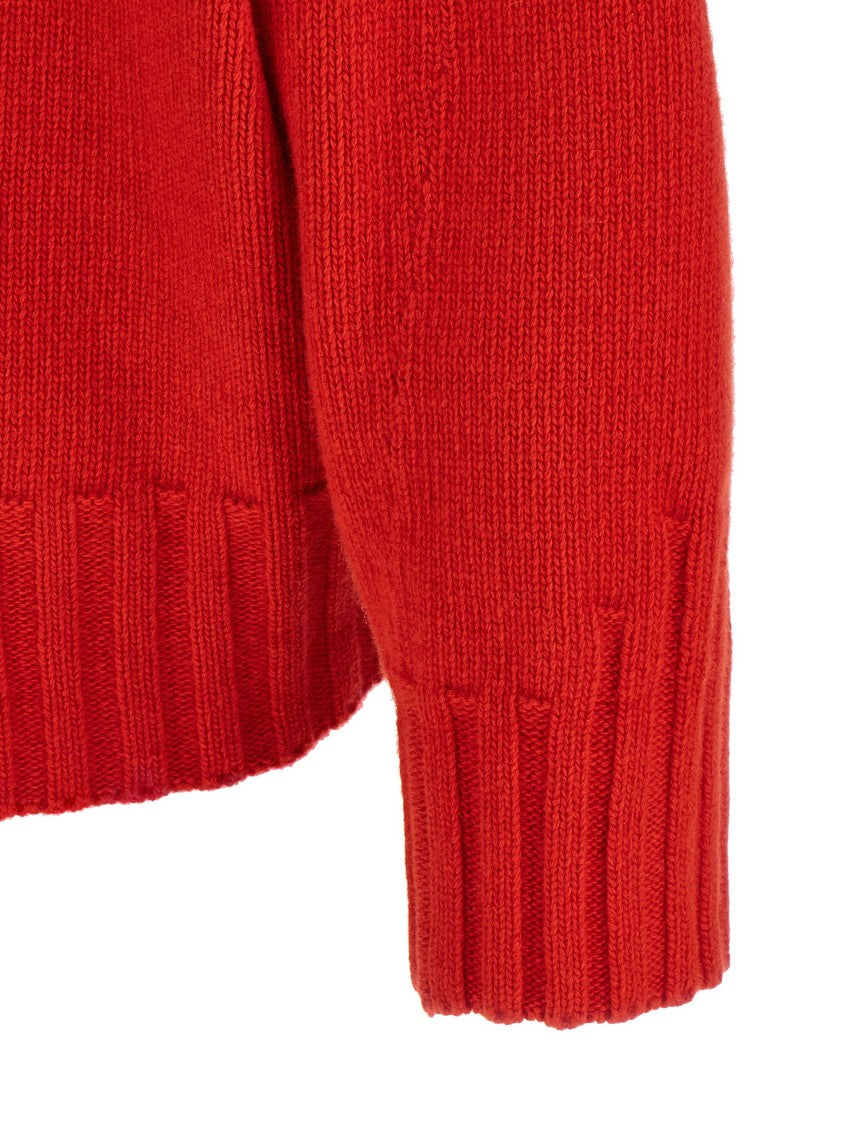The Attico Asymmetrical Hem Sweater