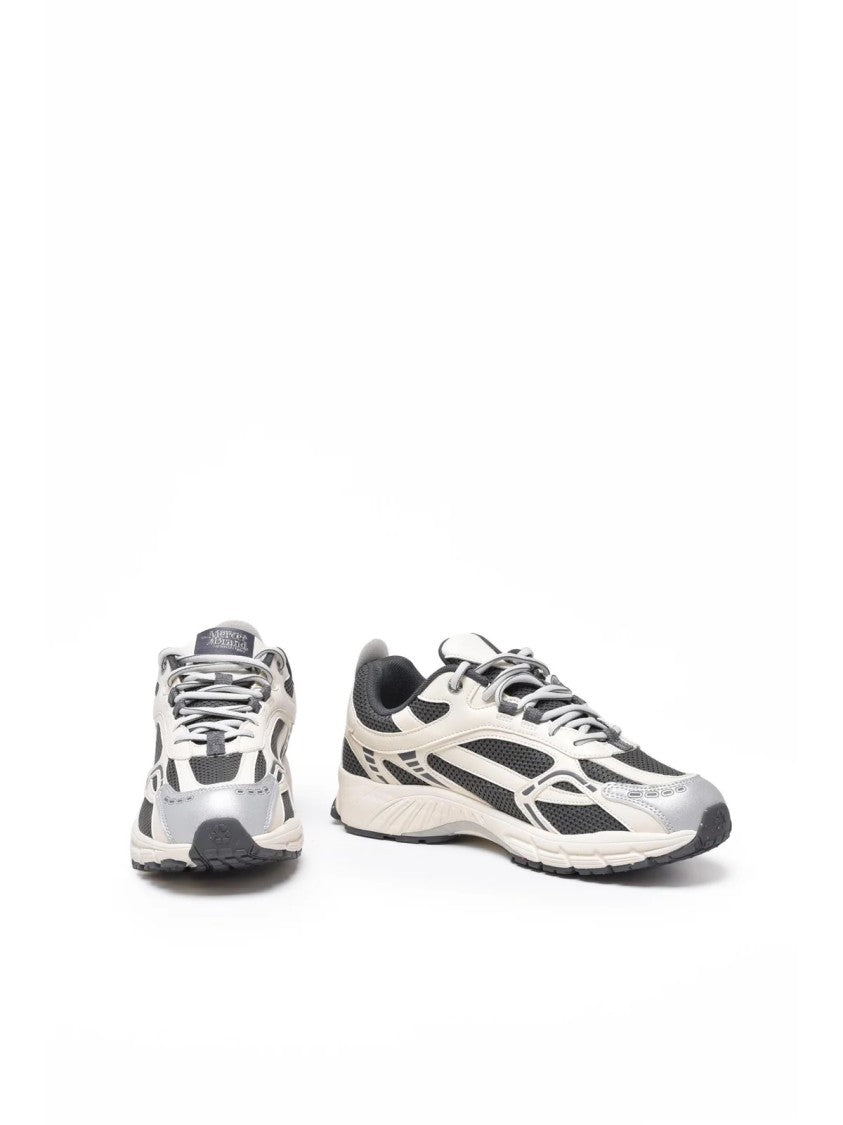 The Mercer Brand White Leather-Blend Cactus Sneakers