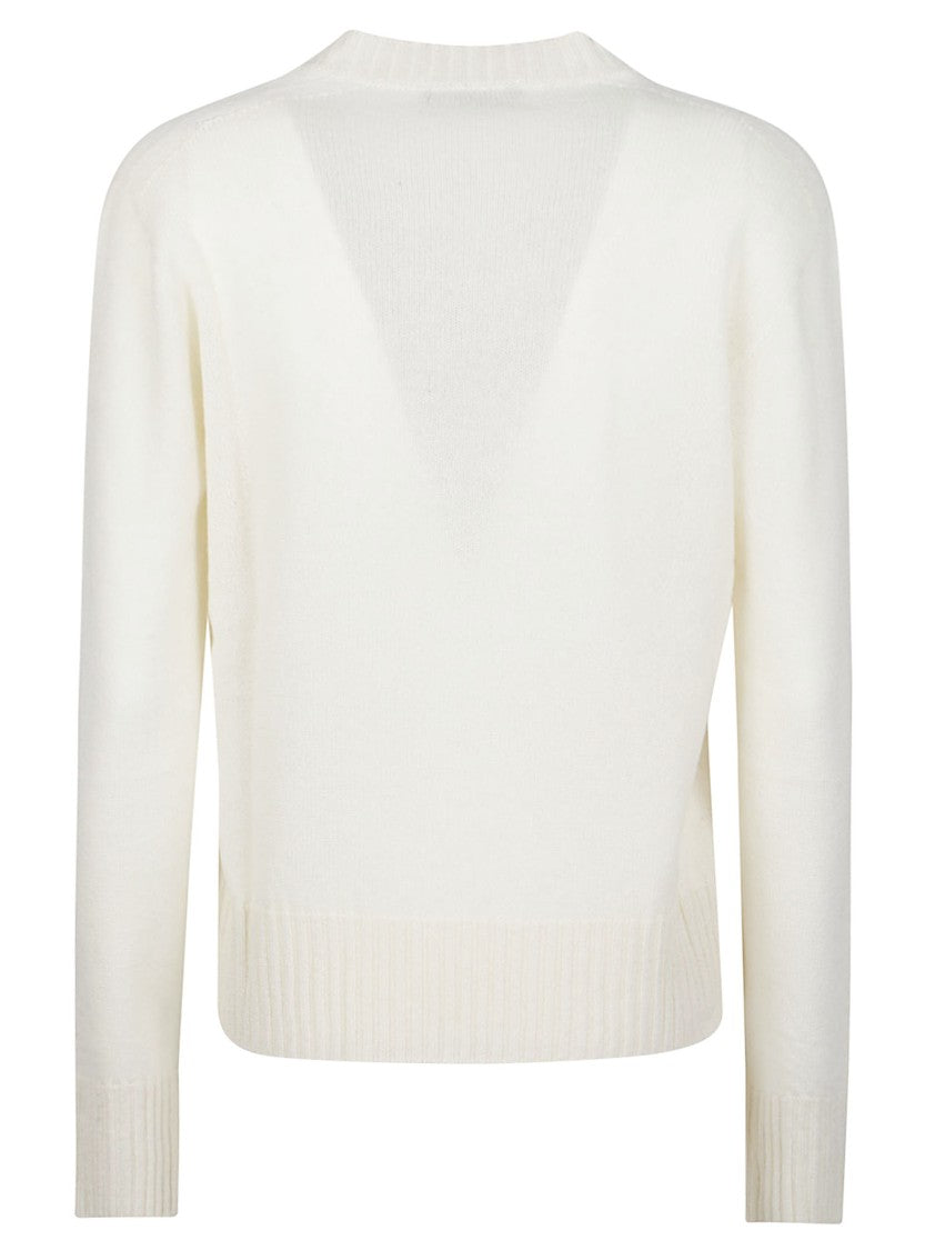 Aragona Classic Ribbed Cashmere V-Neck Sweater