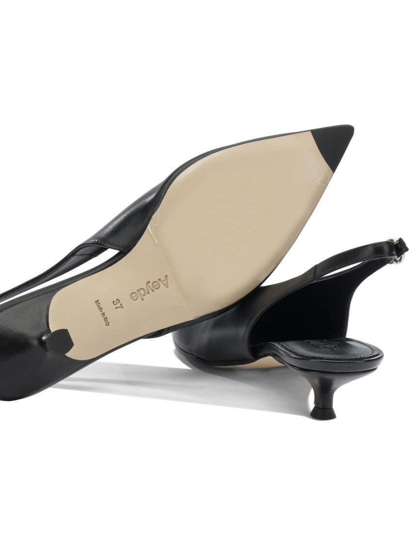 Aeydē Pointed Toe Slingback Pumps