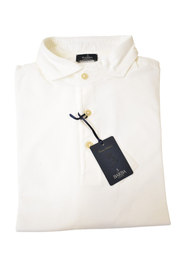Barba White High-Quality Tailored Refined Fit Shirt