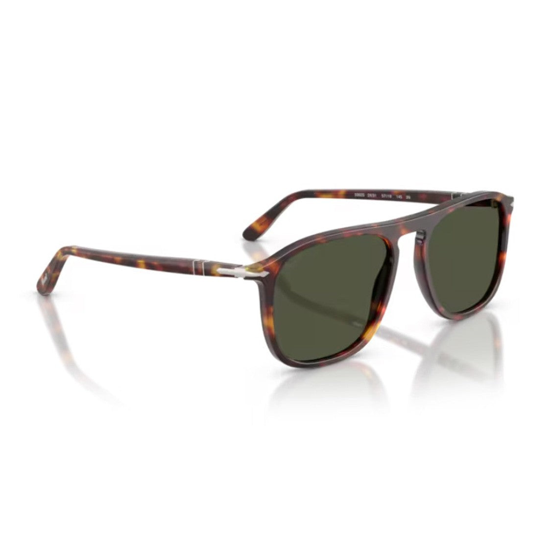Persol Havana Po3392s Acetate Squared Sunglasses