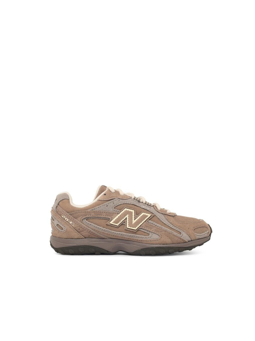 New Balance Brown Suede Sneakers With 3D Inserts And Embossed Logo