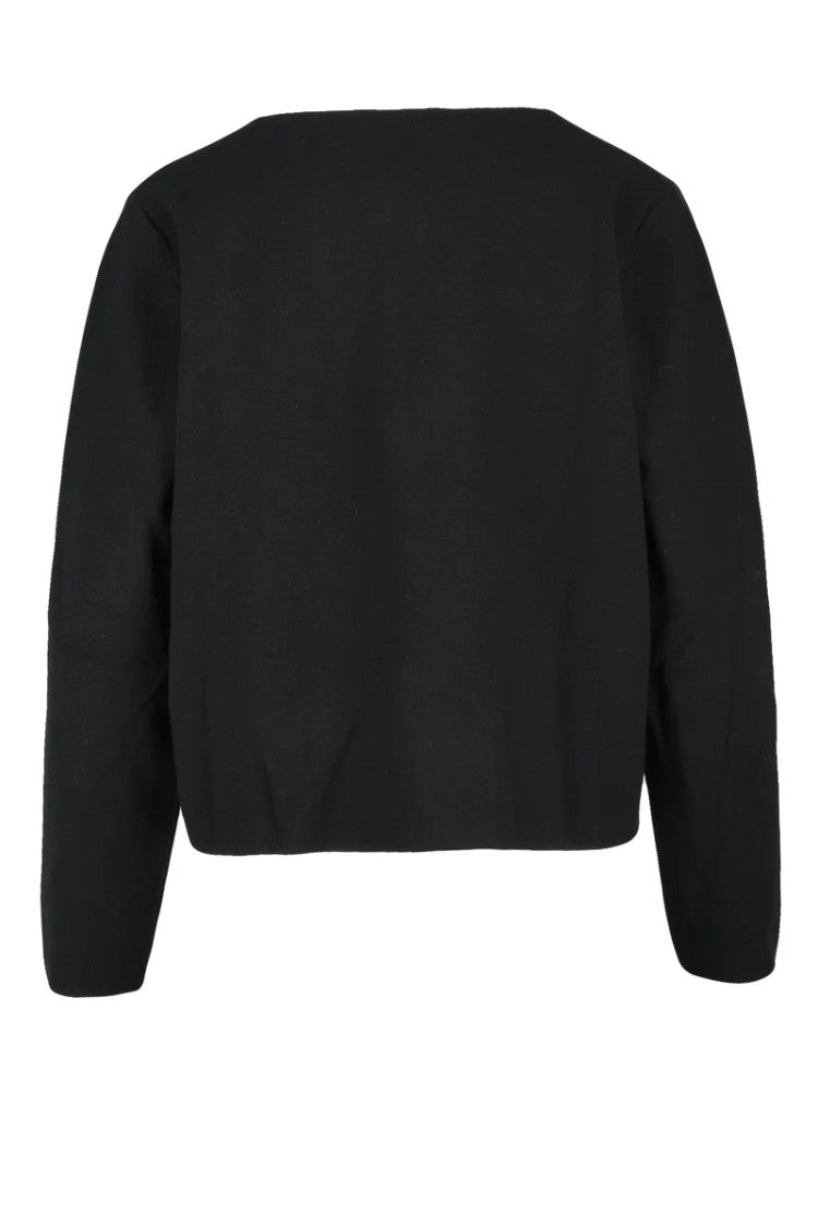 Max Mara Cropped Cardigan With Contrasting Trim
