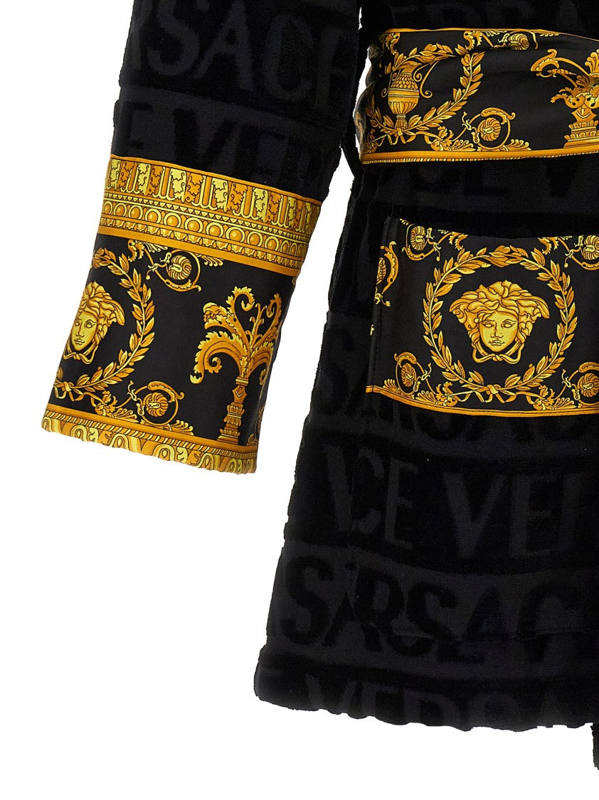 Versace Home I Heart Baroque Short Bathrobe