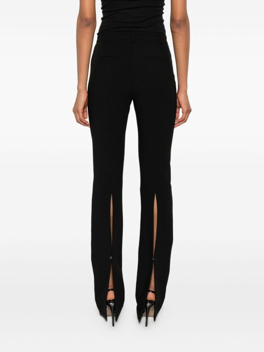 Pinko Slim-Fit Black Trousers With Flare