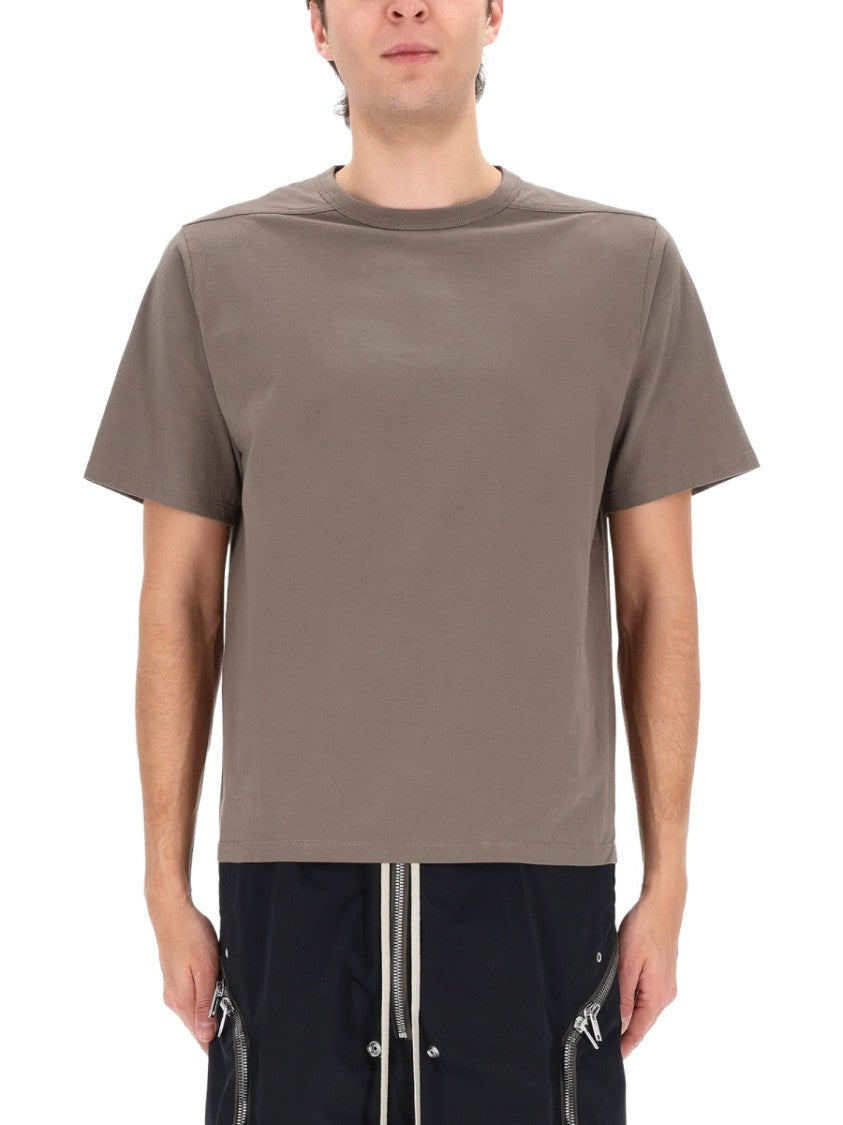 Rick Owens Black Boxy Fit Cotton T-Shirt