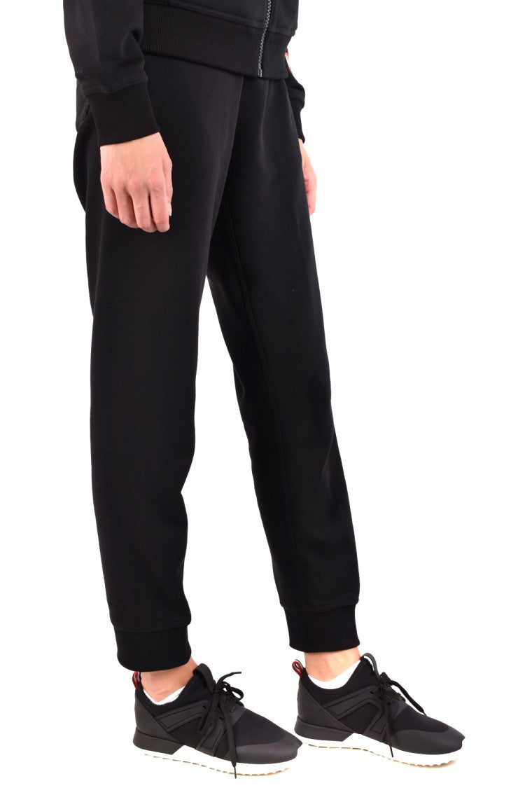 Burberry Black Relaxed Cotton Straight-Leg Pants