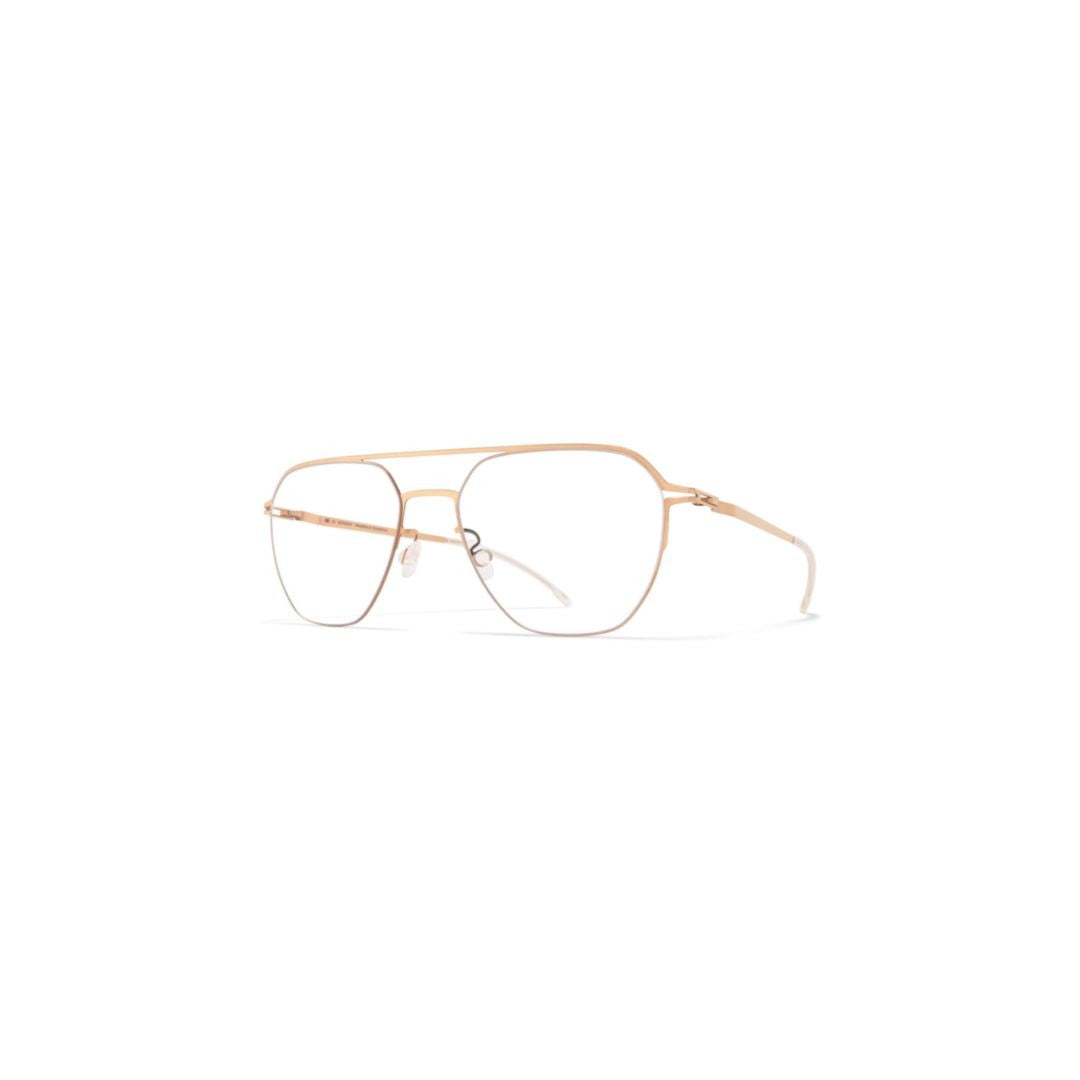 Mykita Gold Imba Geometric Eyeglasses