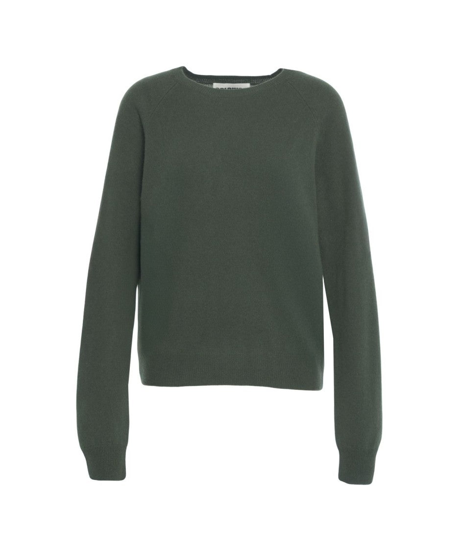 Crush Cashmere Sweater With Crew Neck