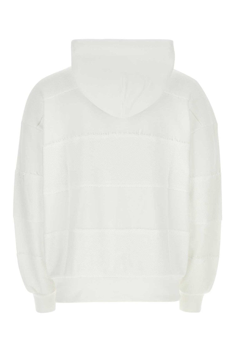 Botter White Cotton Oversize Sweatshirt