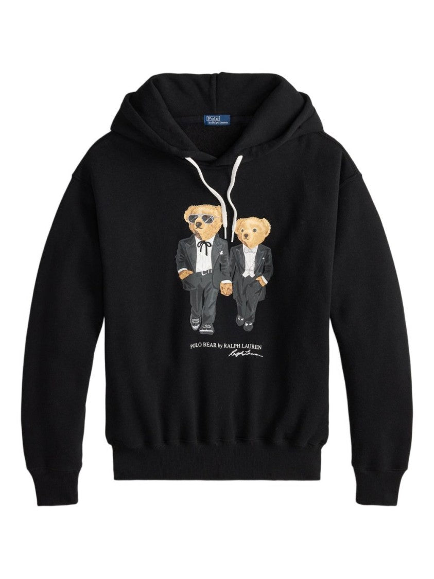 Polo Ralph Lauren Classic Black Hoodie With Timeless Silhouette