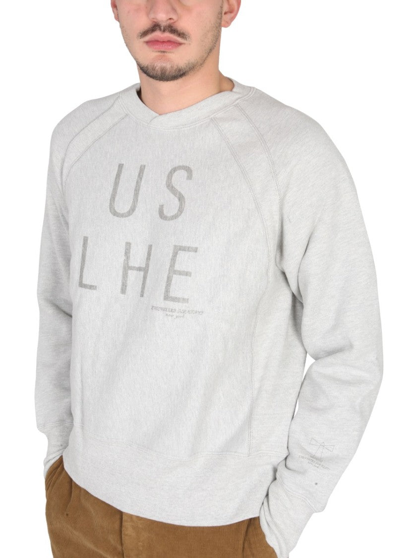 Engineered Garments Relaxed Fit Crewneck Sweatshirt With Logo