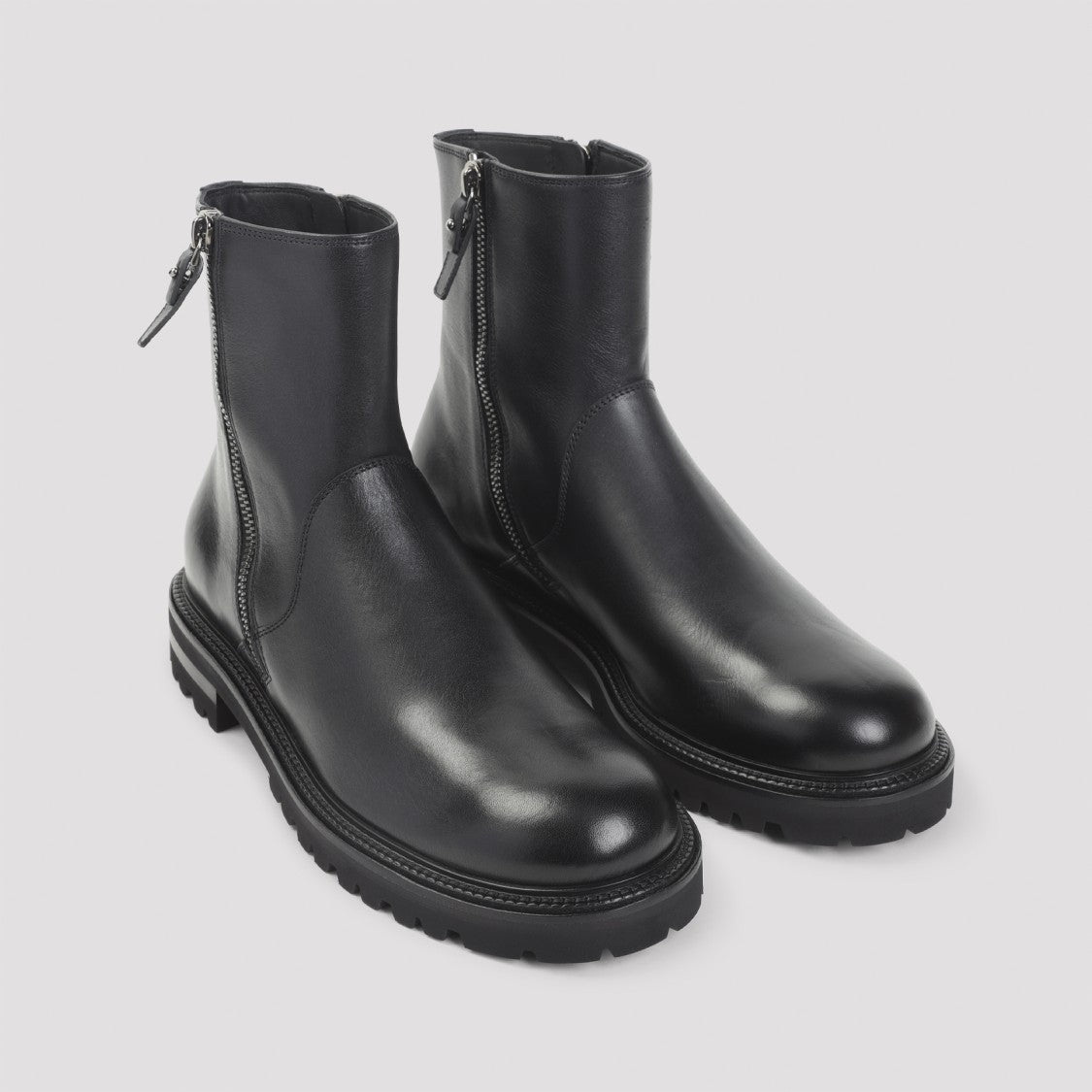 Giorgio Armani Ankle-Length Monobloc Rubber Outsole Boots