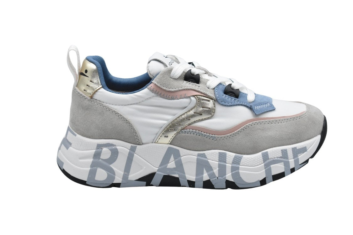 Voile Blanche Laced Sneakers With Chunky Sole