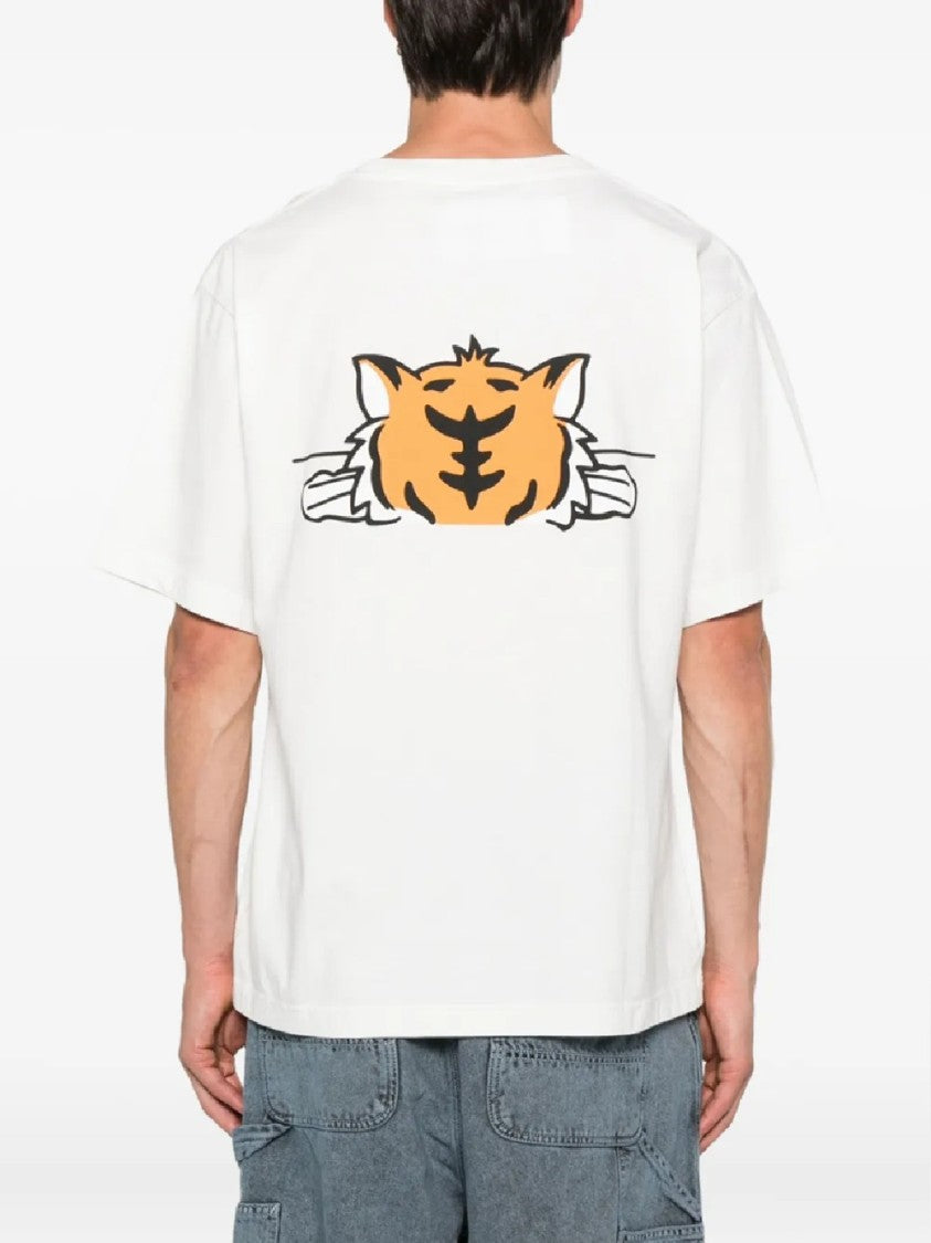 Kenzo White Graphic T-Shirt