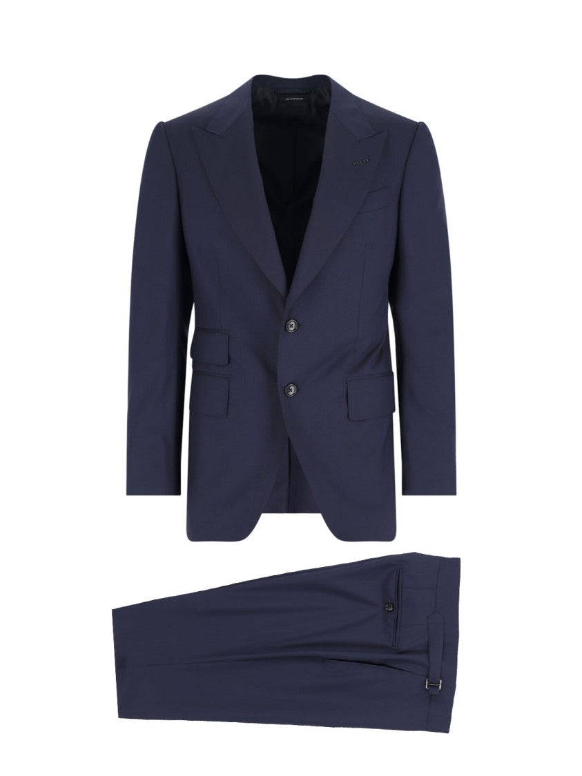 Tom Ford Navy Shelton Two Piece Wool Suit