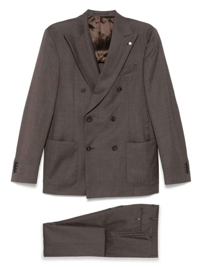 Luigi Bianchi Mantova Double-Breasted Suit With Tailored Silhouette
