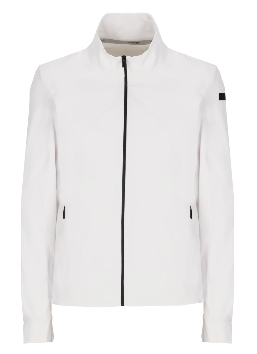 Rrd White Surflex Full Zip Sweatshirt