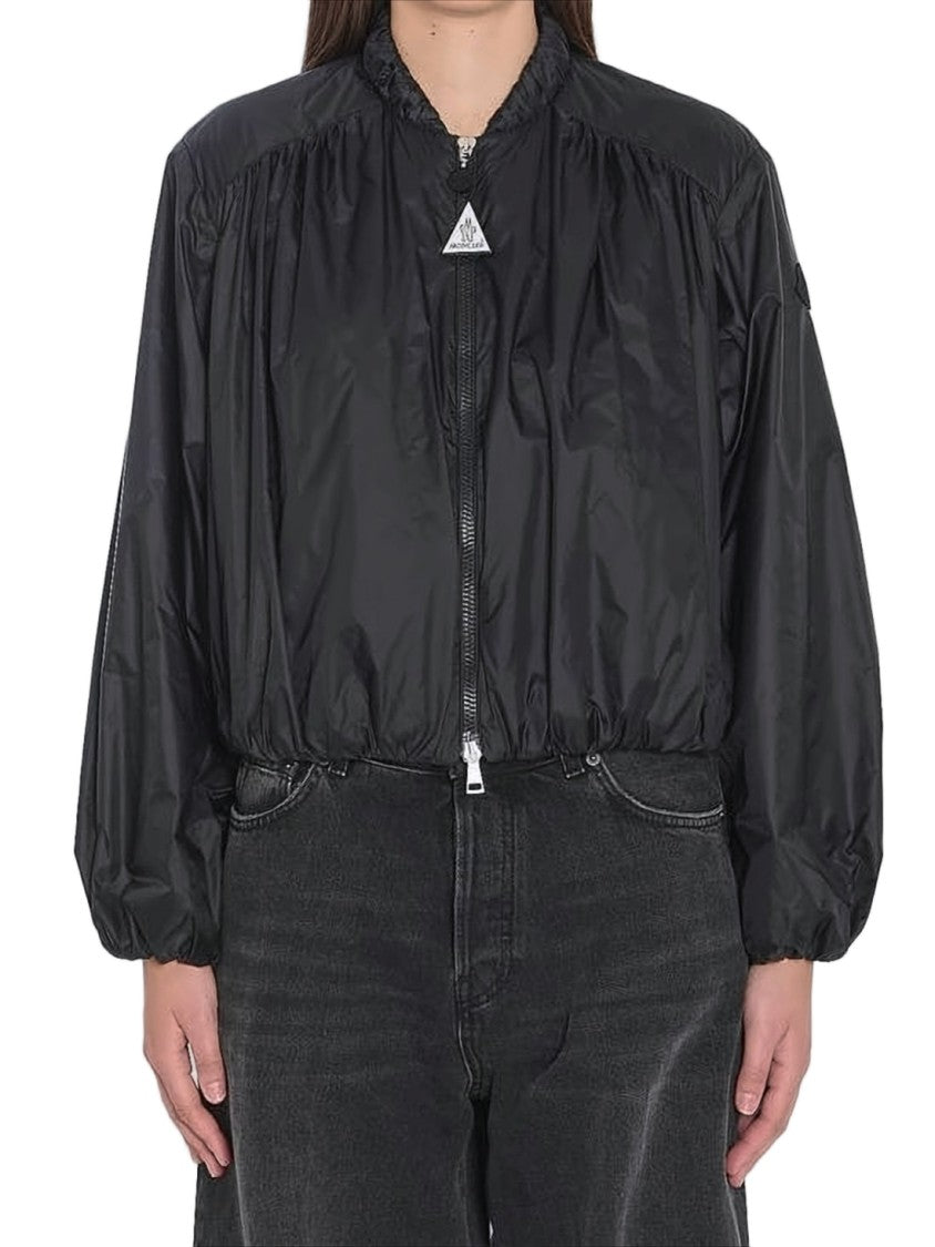 Moncler Lightweight Cropped Jacket With Gathered Yoke