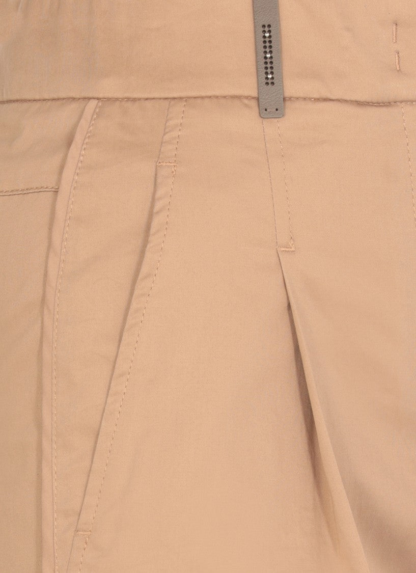 Peserico Brown Cotton Pants