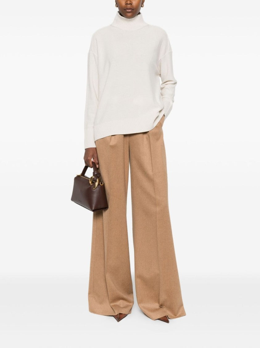 Antonelli Ribbed Mock Neck Panna Sweater